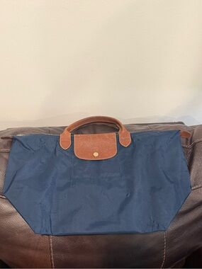 Longchamp Le Pliage Nylon Tote - ⚠️PROJECT⚠️ Review Pics & Notes - Navy Blue